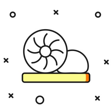 Xiao long bao ya da buharda pişirilmiş mantı ikonu beyaz arka planda izole edilmiş. Çin yemeği. Düz çizgili, gölgeli. Vektör.