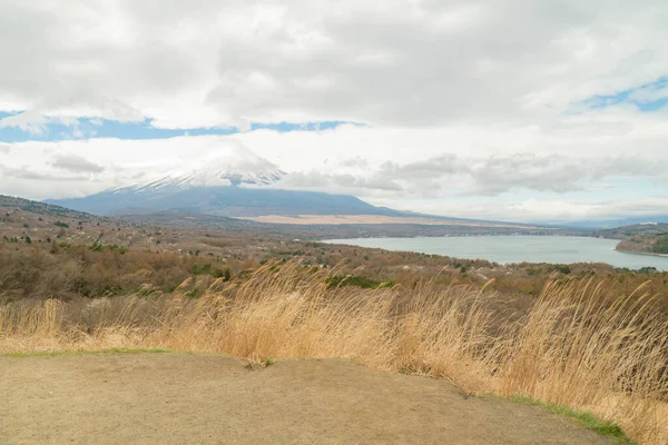 Die Acht Ansichten Des Berges Fuji Präfektur Yamanashi Gibt Einen — Stockfoto