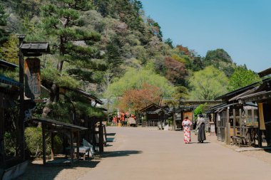 NIKKO, JAPONYA - 9 Nisan 2023 - Edo Wonderland