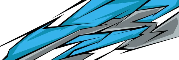 Ett Grafiskt Klistermärke Abstrakt Racing Design Koncept Bildekal Wrap Design — Stock vektor