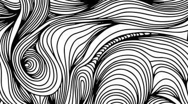 Dalgalı eğri çizgi arkaplanı. Kapak png şablon sanatı.