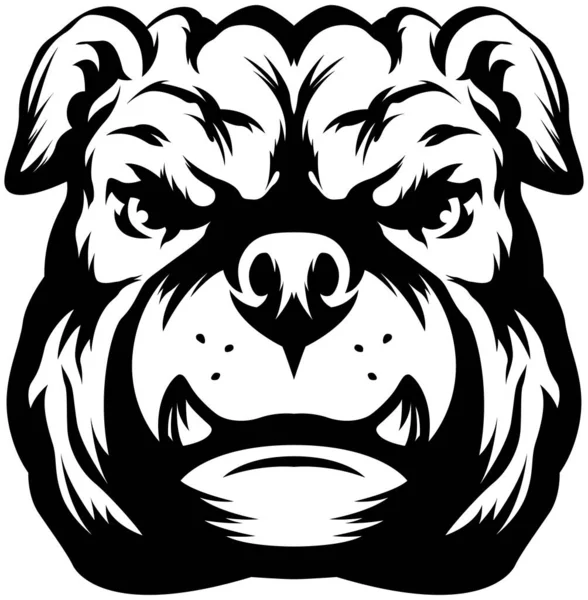 Голова Собаки Абстрактні Ілюстрації Персонажів Шаблон Графічного Дизайну Емблеми Або — стоковий вектор