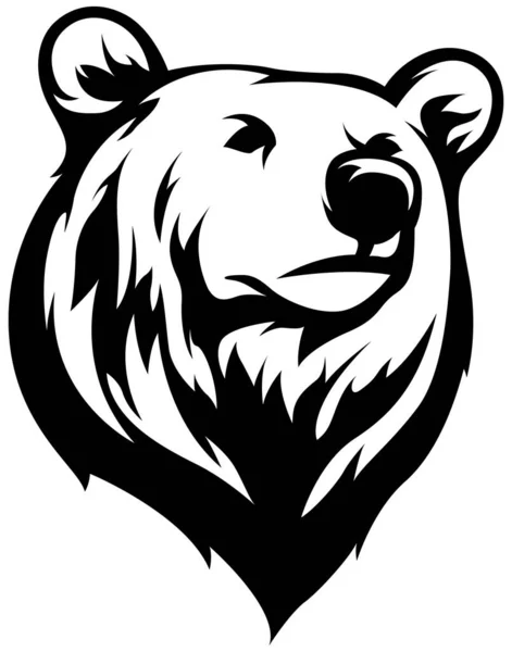 Αρχηγός Αρκούδας Αφηρημένη Απεικόνιση Χαρακτήρα Πρότυπο Σχεδίασης Γραφικού Λογότυπου Για — Διανυσματικό Αρχείο