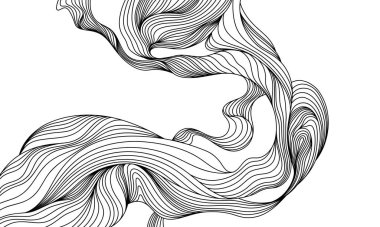 Soyut şekilli duvar kağıdı. El çizimi çizimi resimli arka plan. Dekorasyon için mürekkep boyama biçimi bileşimi.