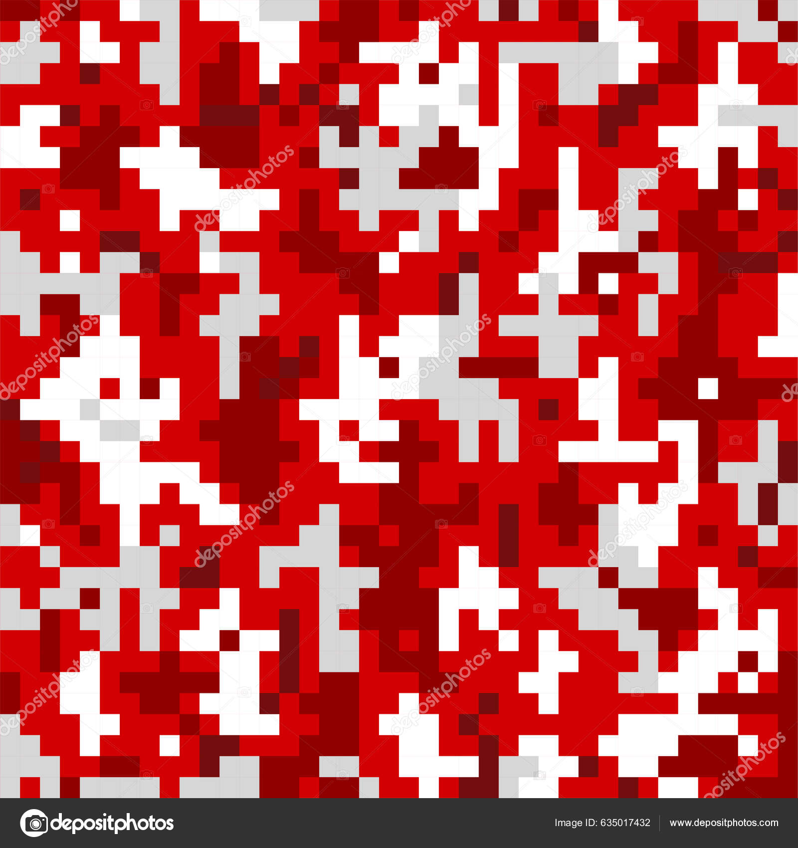 Σκούρο Κόκκινο Καμουφλάζ Χωρίς Ραφή Μοτίβο Ψηφιακά Πλακάκια Pixel  Στρατιωτικό Διανυσματικό Αρχείο από ©Pikovit635017432