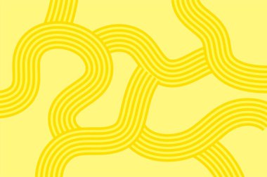 Erişte desenli arka plan. İtalyan makarnası, Asyalı, Japon ya da Çin yemeği. Karışık erişte, tekstil ve ambalaj karışımları. Mutfak yaratıcılığı, yemek sanatı, mutfak dekorasyonu ilham vektörü illüstrasyonu