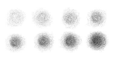 Rastgele tahılla sprey ve benek vektör dokusu ve dağınık sıçrama etkisi. Modern ya da klasik tasarım için soyut arkaplan deseni. Dekoratif grunge yüzey vektör çizimi