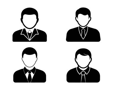 Vektör biçiminde kullanıcı simgesi paketi