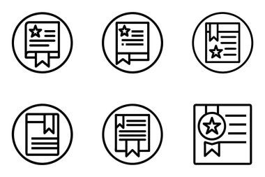 Vektör biçimi yer imi yer imi simgesi bohça tasarımı