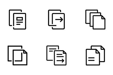 Vektör sanat tarzı kopyalanmış dosya dizaynı