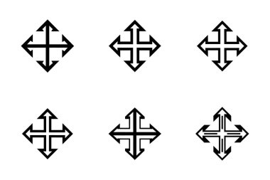 Yönlendirme ok bohçası vektör biçiminde ayarlandı