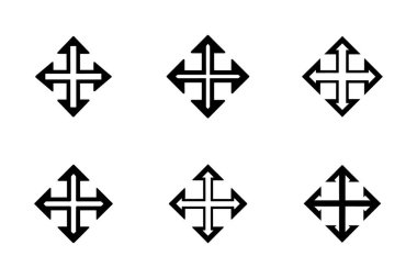 Yönlendirme ok bohçası vektör biçiminde ayarlandı