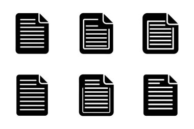 Vektör sanat tarzı belge paketi tasarımı