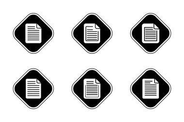 Vektör sanat tarzı belge paketi tasarımı