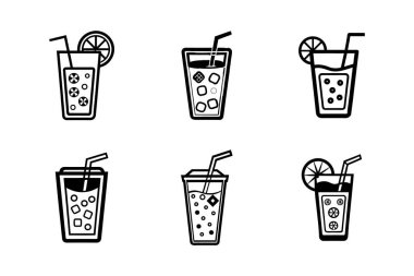 Yaratıcı vektör biçiminde simge paketi iç