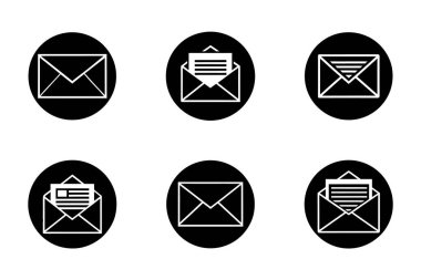 Vektör sanat tarzı zarf paketi tasarımı