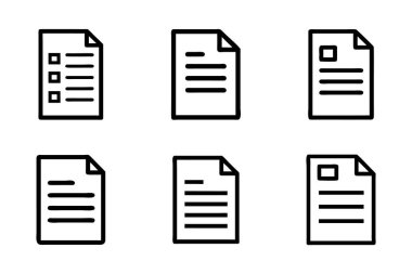 Dosya simgesi vektör biçiminde ayarlandı