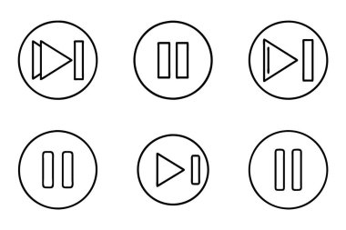 Vektör olarak belirlenmiş simgeyi duraklat