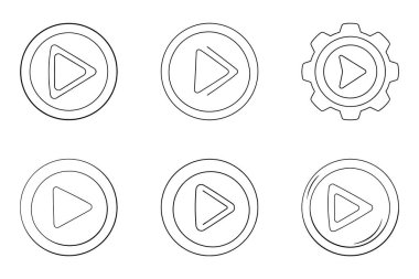 Yaratıcı vektör sanatında simge çal
