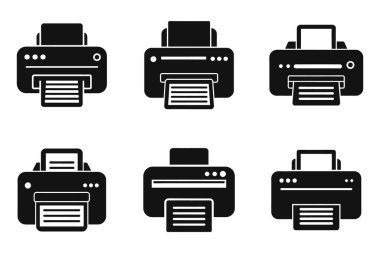 Vektör olarak yazıcı simgesi belirlendi