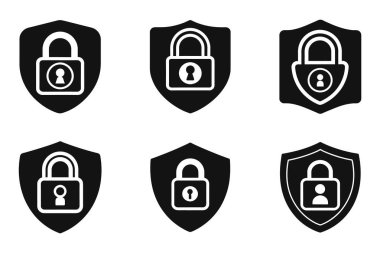 Yaratıcı vektör sanatında gizlilik simgesi belirlendi