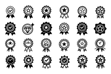 Vektör sanatında kalite yığın simgesi ayarlandı