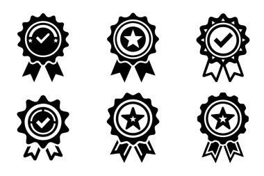 Vektör sanatında kalite yığın simgesi ayarlandı