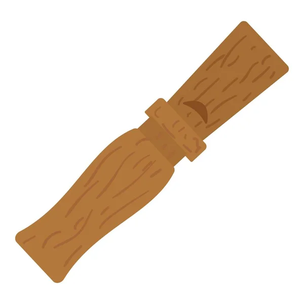 Hunter Whistle Icon Cartoon Vector Hunt Equipment Trap Arrow — Stock Vector