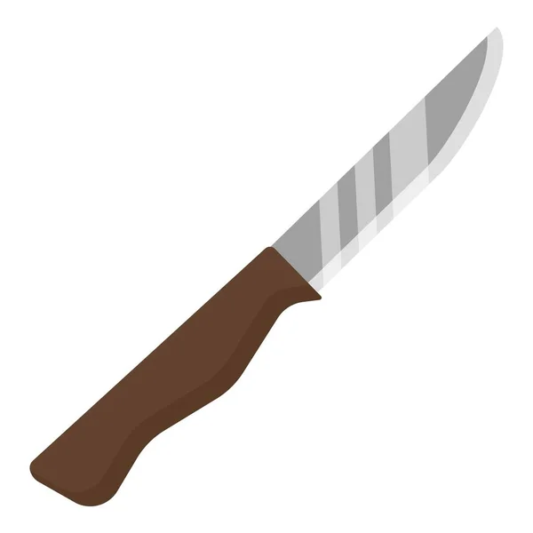 Jäger Messer Ikone Cartoon Vektor Jagdausrüstung Pfeilfalle — Stockvektor