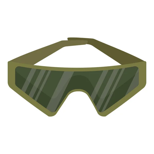 Hunter Sluneční Brýle Ikona Karikatura Vektor Střelecké Vybavení Zvířecí Výlet — Stockový vektor