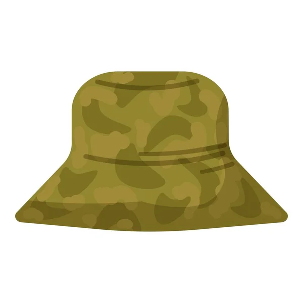 Hunter Καπέλο Εικονίδιο Διάνυσμα Κινουμένων Σχεδίων Εξοπλισμός Κυνηγιού Πυροβολητής — Διανυσματικό Αρχείο