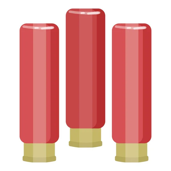 Shotgun Cartridge Icon Cartoon Vector Police Equipment Gun Uniform — Stock Vector