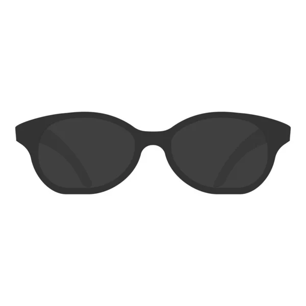Polisens Solglasögon Ikon Tecknad Vektor Säkerhetsutrustning Vaktbefäl — Stock vektor
