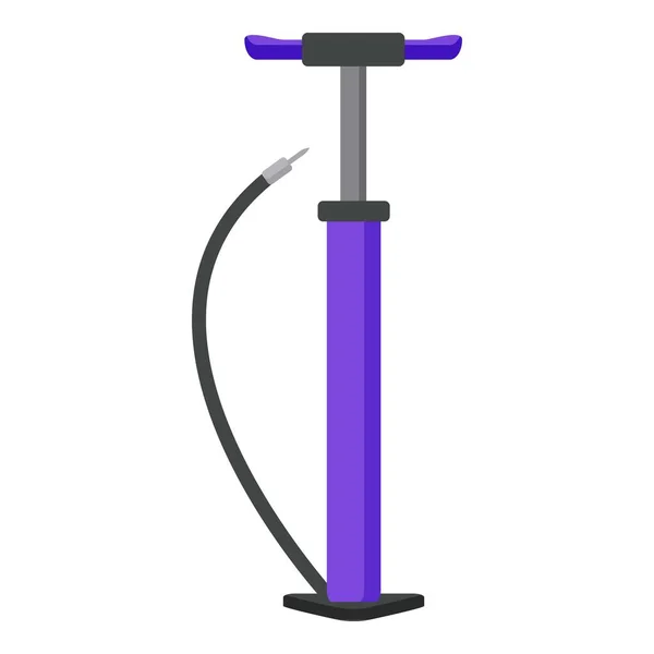 自行车气泵图标卡通矢量 运动自行车手 链条部分 — 图库矢量图片