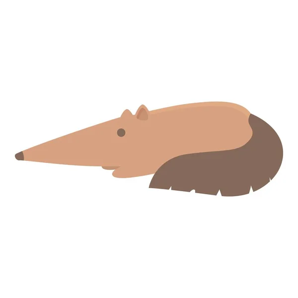 Anteater Icon Cartoon Vector Giant Animal Cute Mammal — Stock Vector
