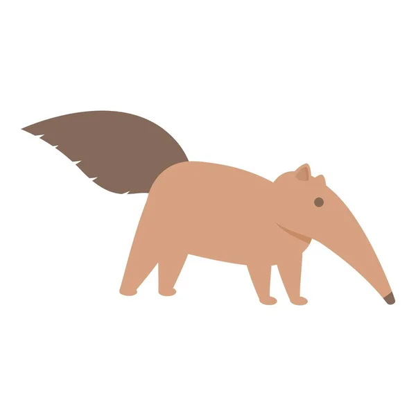 Nature Anteater Icon Icon Cartoon Vector Муравьиное Животное Зоологическое Млекопитающее — стоковый вектор