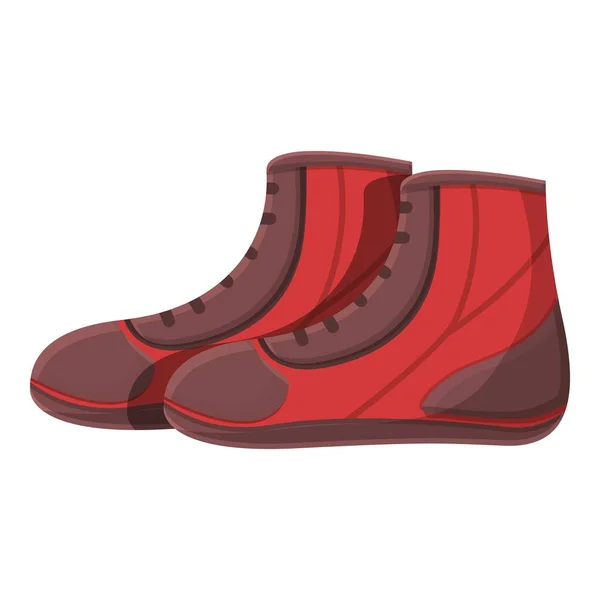 Αθλητικά Παπούτσια Εικονίδιο Φορέα Κινουμένων Σχεδίων Εξοπλισμός Πυγμαχίας Κουτί Πρωταθλητή — Διανυσματικό Αρχείο