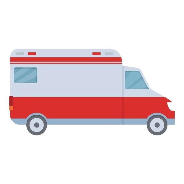 Einsatzfahrzeug Ikone Cartoon Vektor Rettungswagen Medizinische Klinik — Stockvektor