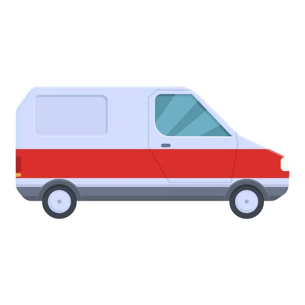 医療用車のアイコン漫画ベクトル 緊急車両だ 交通事故 — ストックベクタ