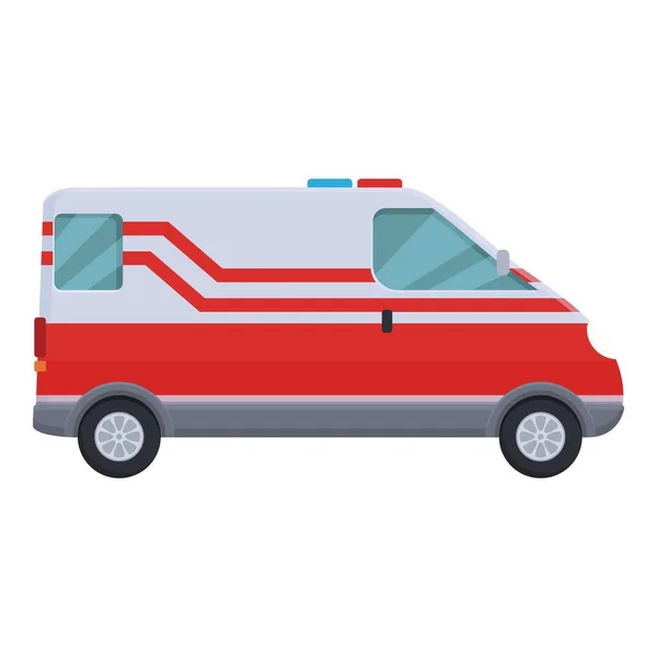 Ambulance Machine Icon Cartoon Vector Car Vehicle Modern Transport — Stock Vector