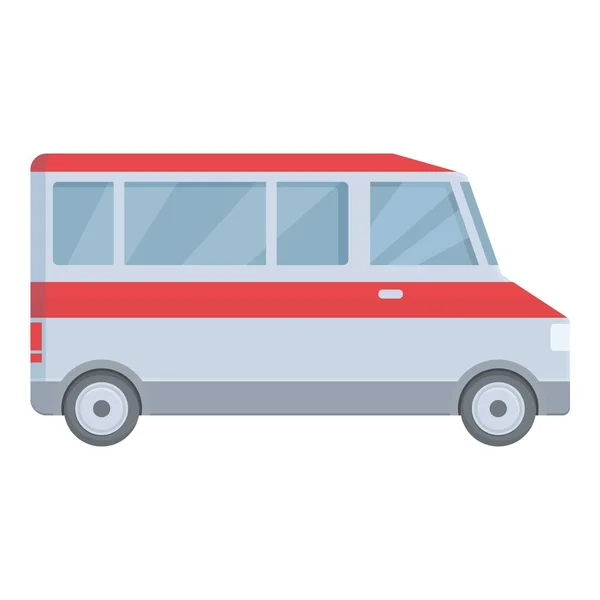 Městská Ambulance Auto Ikona Karikatura Vektor Nouzové Vozidlo Lékařská Nehoda — Stockový vektor