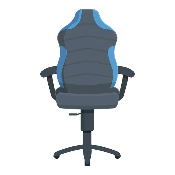 Biznes Gracz Krzesło Ikona Wektor Kreskówki Meble Gier Ergonomiczne Siedzenie — Wektor stockowy