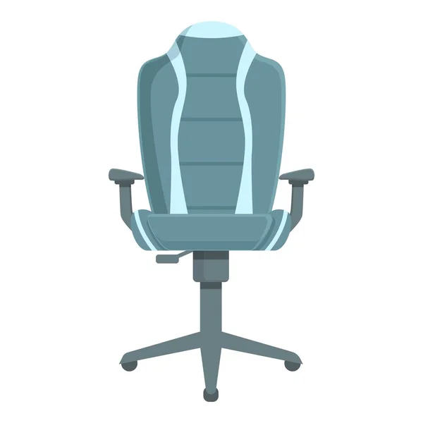 Computer Chair Icon Cartoon Vector Gamer Furniture Ergonomic Seat — Stock Vector