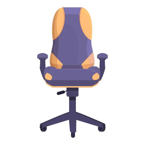 Геймер Крісло Значок Мультфільму Вектор Ігрові Меблі Сидіння Бізнес — стоковий вектор