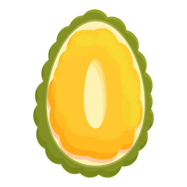 Olgun Jackfruit Karikatür Vektörü Meyve Yemeği Organik Meyve — Stok Vektör