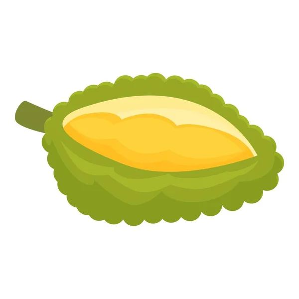 Organik Jackfruit Karikatür Vektörü Meyve Yemeği Tatlı Egzotik — Stok Vektör