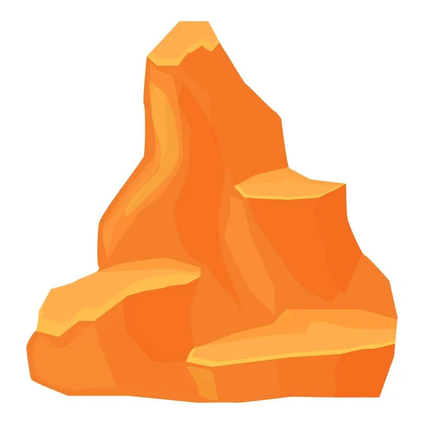 Paysage Icône Rock Dessin Animé Vecteur Grand Canyon Arizona Parc — Image vectorielle