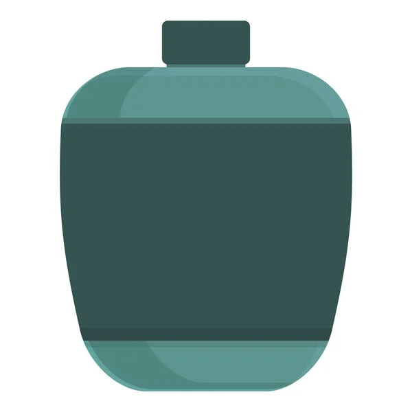 Water Flask Icon Cartoon Vector Mountain Tourism Extreme Activity — Stock Vector