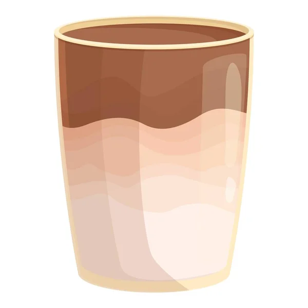 Καλοκαίρι Κρύο Καφέ Εικονίδιο Κινουμένων Σχεδίων Πιείτε Γλυκό Μενού — Διανυσματικό Αρχείο