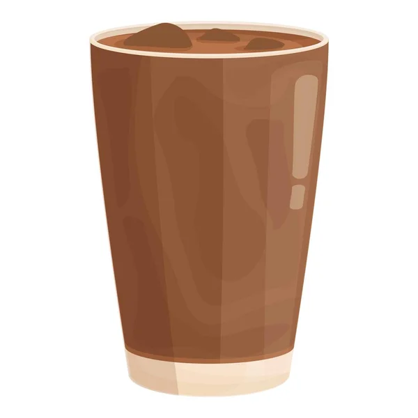 Ikona Zimnego Espresso Wektor Kreskówki Napij Się Kawy Świeże Latte — Wektor stockowy